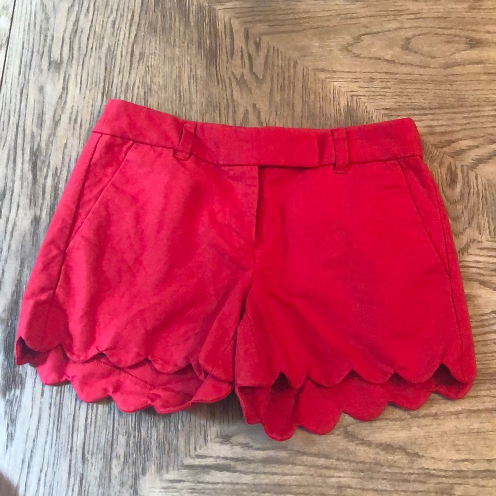 J.Crew Scallop shorts
